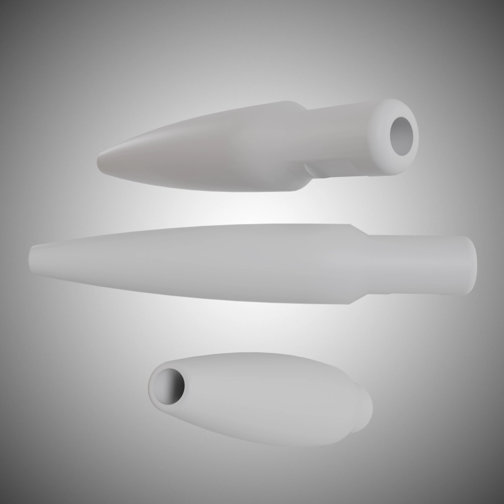 Atraumatic Nose Cones. (12FR, Radiopaque Pebax 25D)